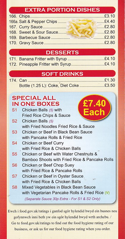 Mr Chung's chinese takeaway swansea
